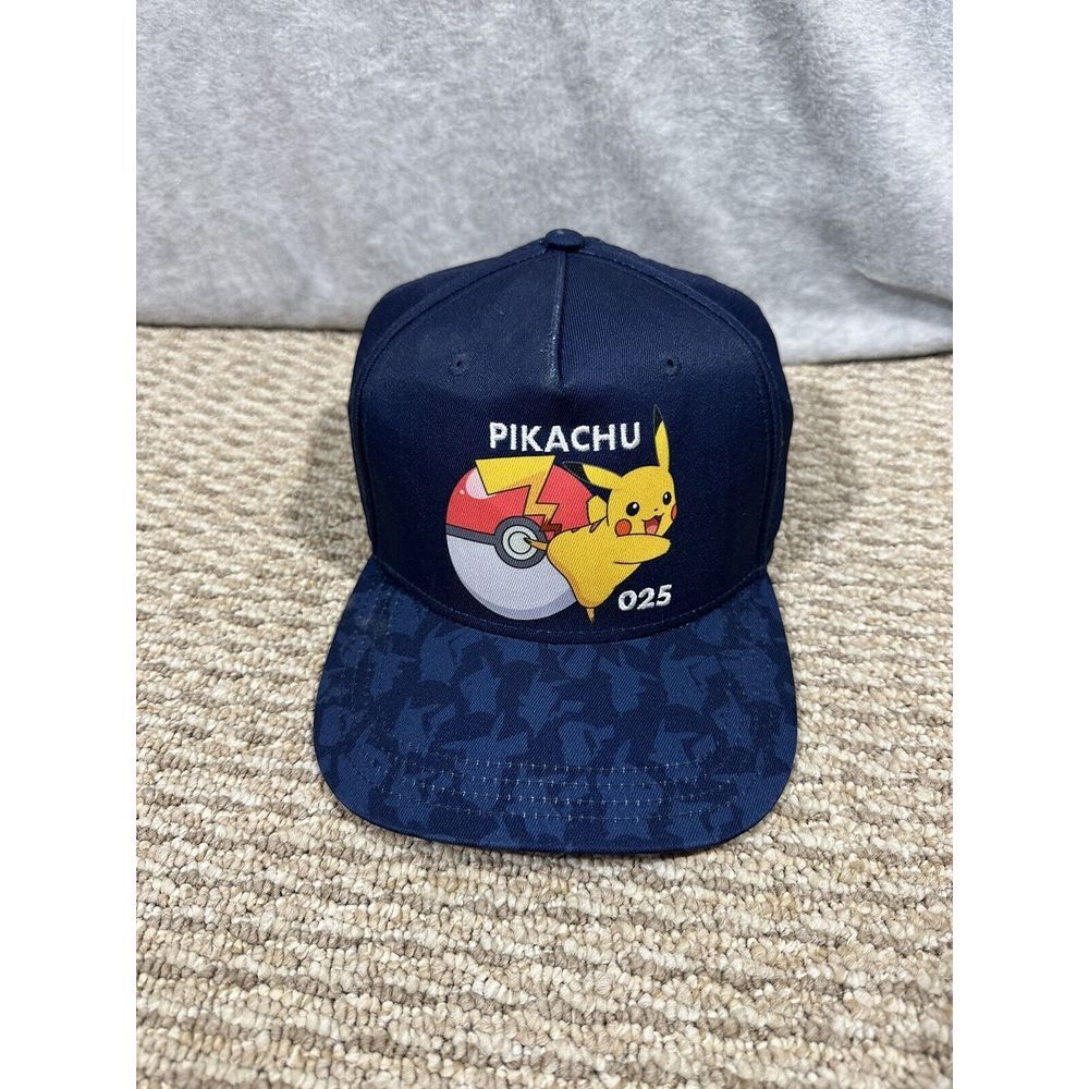 Pokemon Pikachu 025 BallCap Hat‎ Adjustable Snapback Youth/Teens 2021